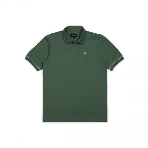 Brixton Carlos s/s washed chive Polo