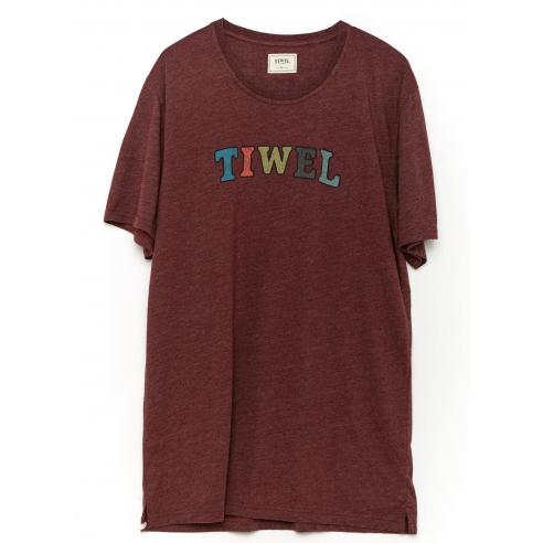 Camiseta Tiwel Multi Tee Marsala Melange