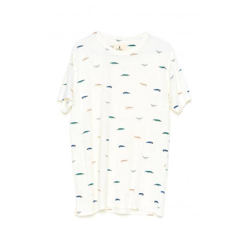 Tiwel Allies Off white melange T-shirt