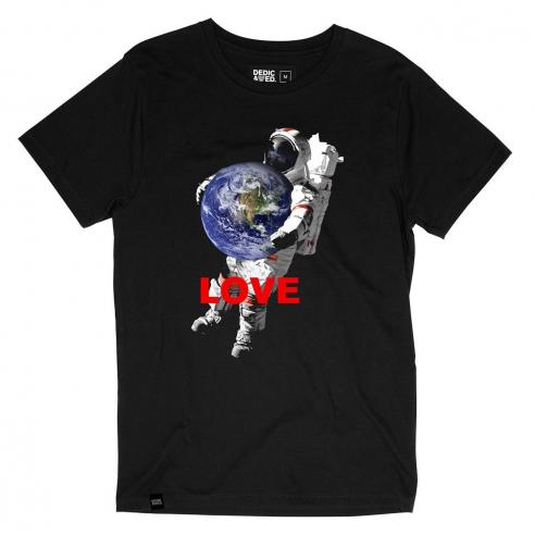 Dedicated Stockholm Astro Love Black T-Shirt