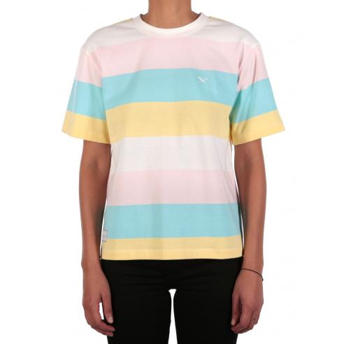 Camiseta Iriedaily Fat Stripe Multi color