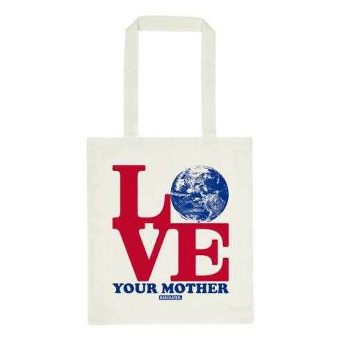 Bolsa Dedicated Tote bag Torekov Love Mother off-white