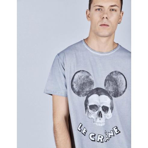 Le Crane Mouse Grey T-Shirt