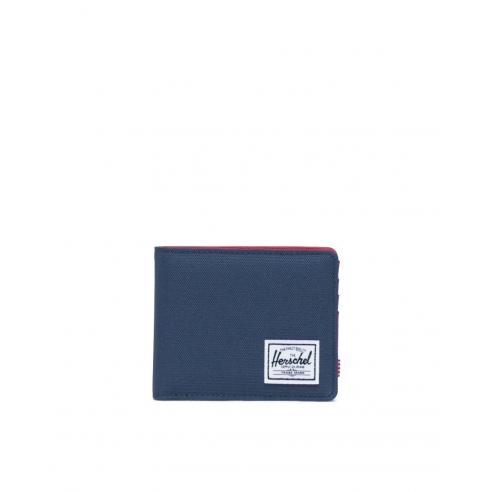 Herschel Roy Coin RFID Wallet Navy Red