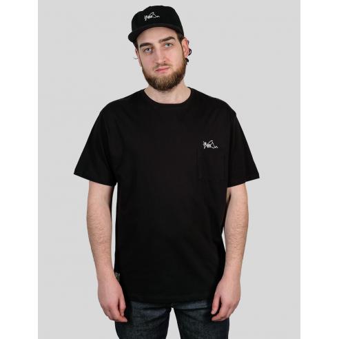 Camiseta The Dudes Smokin Pocket black