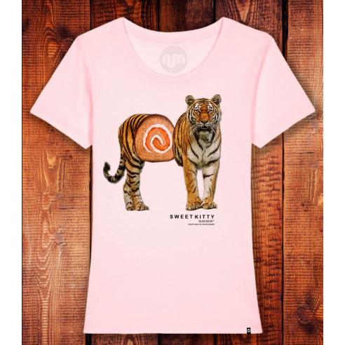 Camiseta Num Wear Sweet Kitty Light Pink Chica