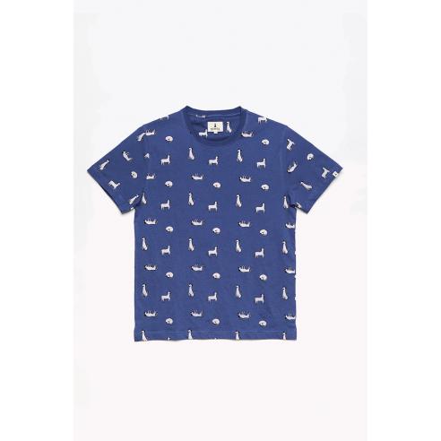 Tiwel Cooldog True Navy T-Shirt
