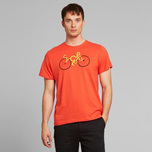 Dedicated Stockholm Cyclopath Pale red T-Shirt