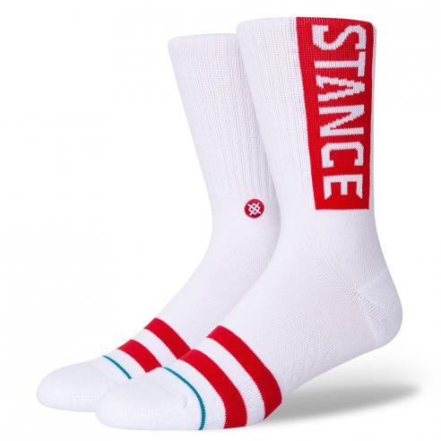 Calcetines Stance Og White Red