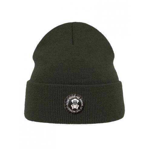 Num Wear Be aware of the monkey Forest Crow Beanie