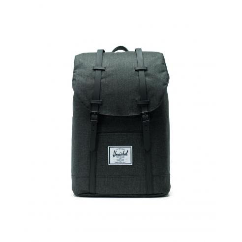 Herschel Retreat Black Crosshatch Backpack