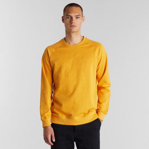 Dedicated Malmoe Globe Honey Yellow Sweatshirt