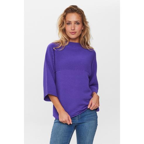 Jersey Nümph Nuirmelin O-Neck Pullover Tillandsia Purple