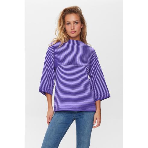 Jersey Nümph Nuirmelin Stripe Pullover Lavender