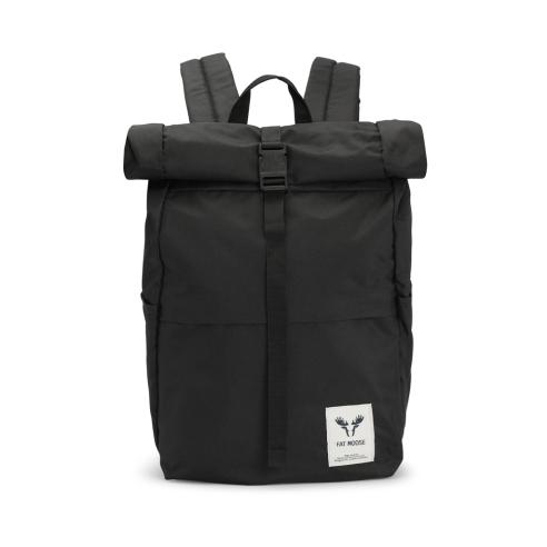 Fat Moose Canvas Black Backpack