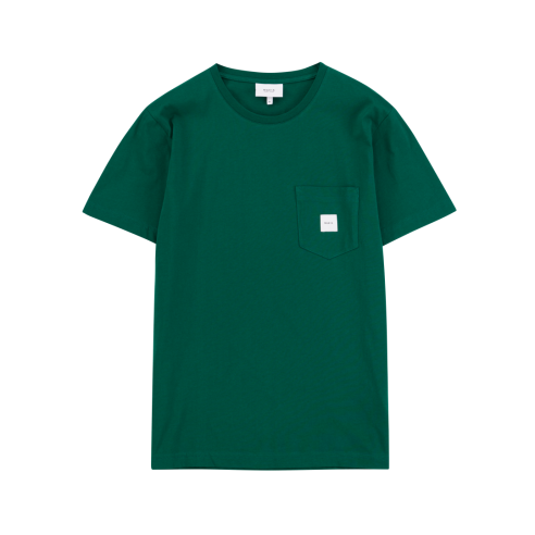Camiseta Makia Square Pocket Emerald Green