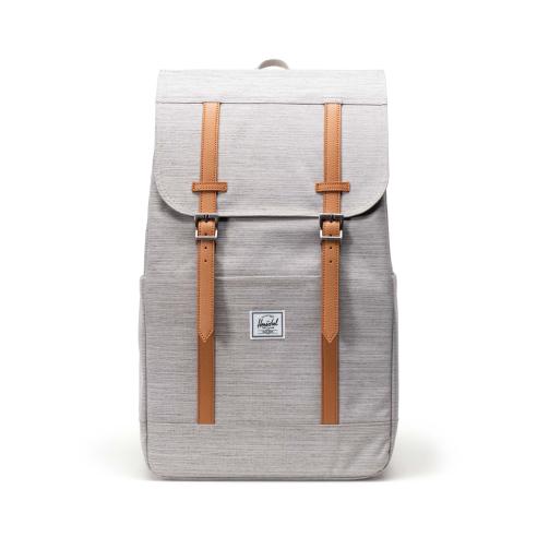 Herschel Retreat Backpack Light Grey Crosshatch