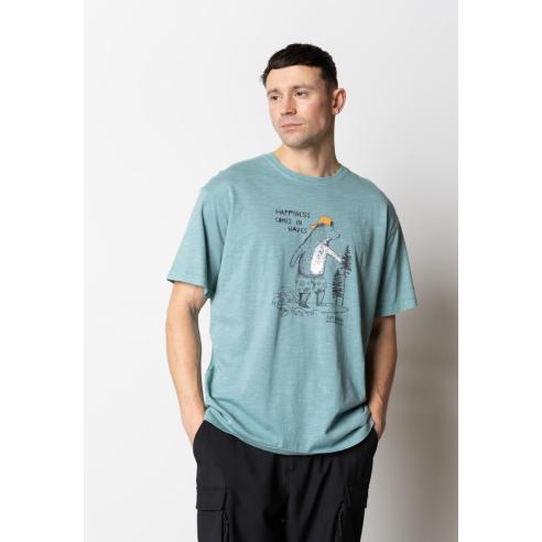 Fat Moose Wave Ocean Green T-Shirt