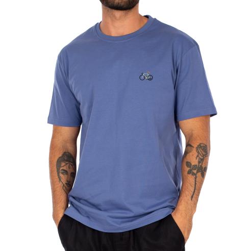 Camiseta Iriedaily Peaceride Emb tee Dove Blue