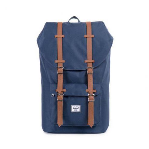 Herschel Supply Co Little America 25L Backpack Navy/Tan Synthetic Leather