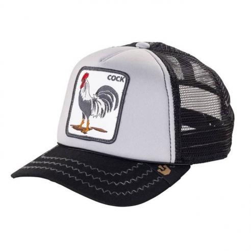 Goorin Bros Checkin Traps Cock Grey Animal Farm Trucker Hat